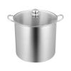 Canning Supplies Starter Kit, 9 Pieces Stainless Steel Water Bath Canning Kit for Beginners, Canning Tools Set: Pot, Rack, Lid, Funnel, Tongs