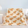Capybaras Blanket Gift for Girls Boys Kids Animals Lovers Soft Flannel Blankets Cutes Capybara Cozy Throws