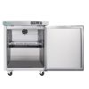 28" Commercial Worktop Freezer, 6.8 Cu.ft Single Door Stainless Steel Undercounter Freezer, -8â€“0Â°F, R290, Heavy-Duty Prep Table Freezer