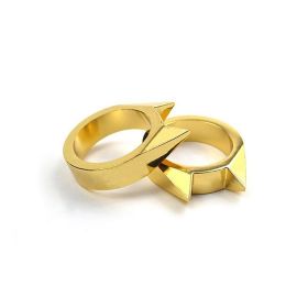 Defensive Cat Ear One Finger Clasp Ring (Color: Gold)