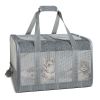 Small Pet Carrier,Bunny Carrier for Travel Camping Outdoor, Breathable Pet Portable Hand Bag for Hamster Rabbit Guinea