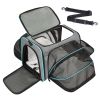 Expandable Soft Pet Carrier, Multiple Sizes and Colors Available(black,grey,blue,brown)