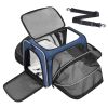 Expandable Soft Pet Carrier, Multiple Sizes and Colors Available(black,grey,blue,brown)
