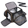 Expandable Soft Pet Carrier, Multiple Sizes and Colors Available(black,grey,blue,brown)