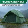 Tent for 2 Person, 4 Person, 6 Person - Waterproof Two Person Tents for Camping, Small Easy Up Tent for Family, Outdoor, Kids