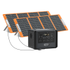 FF Flashfish 1200W Portable Power Station, 968Wh LiFePO4 High-capacity Solar Generator, Power Battery Backup With 4*AC Outputs And 6*USB Outputs