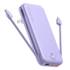 12000mAh Portable Power Bank with Built in Cables Mobile Phone Portable Charger Power Phone Charger Backup Battery for IPhone,Andriod Phone