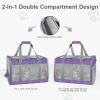 Small Pet Carrier,Bunny Carrier for Travel Camping Outdoor, Breathable Pet Portable Hand Bag for Hamster Rabbit Guinea