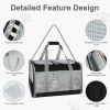 Small Pet Carrier,Bunny Carrier for Travel Camping Outdoor, Breathable Pet Portable Hand Bag for Hamster Rabbit Guinea