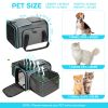 Cat Carrier,Portable Pet Carrier Bag for Cats and Small Dogs,Foldable Soft-Sided and Scratch-Proof mesh Cat Bag Pet Carriers