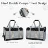 Small Pet Carrier,Bunny Carrier for Travel Camping Outdoor, Breathable Pet Portable Hand Bag for Hamster Rabbit Guinea