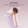 Handheld Turbo Fan, 5000mAh Rechargeable Portable Fan, Up to 28H Runtime, 5-Speed Powerful Airflow