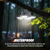 USB Solar Camping Light with Remote Control - Folding Rechargeable Lantern, 360Â°Lighting Waterproof Hanging Tent Lights Outdoor Light for Camping