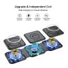 3-in-1 Wireless Charger Multifunctional Foldable Magnetic Travel Charger for Apple Watch Series1-9/SE/Ultra1`2