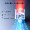 Handheld Turbo Fan, 5000mAh Rechargeable Portable Fan, Up to 28H Runtime, 5-Speed Powerful Airflow