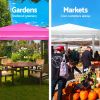 10'x10'20'30' Party Canopy Tent Outdoor Gazebo Pavilion Event w/ Removable Walls