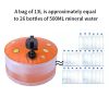 13L Water Bag,Portable Foldable Water Container,Durable And Leak-Proof Water Bucket, Suitable For Outdoor Camping, BBQ, Hiking, Backpacking