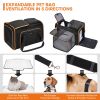 Cat Carrier,Portable Pet Carrier Bag for Cats and Small Dogs,Foldable Soft-Sided and Scratch-Proof mesh Cat Bag Pet Carriers