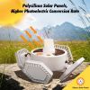 USB Solar Camping Light with Remote Control - Folding Rechargeable Lantern, 360Â°Lighting Waterproof Hanging Tent Lights Outdoor Light for Camping
