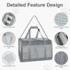 Small Pet Carrier,Bunny Carrier for Travel Camping Outdoor, Breathable Pet Portable Hand Bag for Hamster Rabbit Guinea