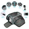 Expandable Soft Pet Carrier, Multiple Sizes and Colors Available(black,grey,blue,brown)