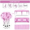 10'x20' Pop Up Canopy Outdoor Portable Party Folding Tent with 6 Removable Sidewalls + Carry Bag + 4pcs Weight Bag