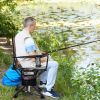 360Â° Swivel Hunting Chair Portable Foldable Hunting Chair with Mesh Cup Holder and Storage Pockets